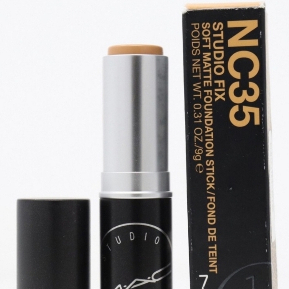 MAC Cosmetics Tan Foundation Stick Soft Matte Finish NWOT in Box